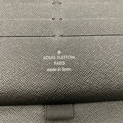 【中古品】【メンズ/レディース】 LOUIS VUITTON ルイ・ヴィトン N63077 ダミエグ・ラフィット ジッピーオーガナイザー ロングウォレット 長財布 179-260822-as-10-izu カラー：ブラック系 万代Net店