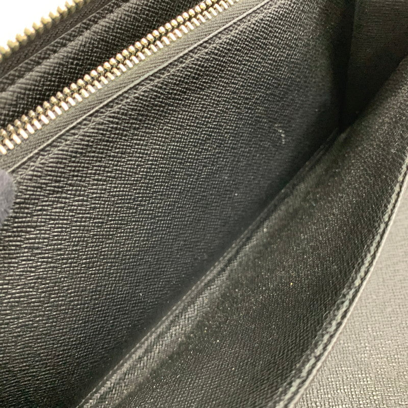 【中古品】【メンズ/レディース】 LOUIS VUITTON ルイ・ヴィトン N63077 ダミエグ・ラフィット ジッピーオーガナイザー ロングウォレット 長財布 179-260822-as-10-izu カラー：ブラック系 万代Net店