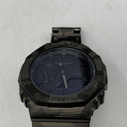 【中古美品】【メンズ/レディース】 G-SHOCK ジーショック BEZEL BRACELET CUSTOM WATCH GA-2100 ベゼル ブレスレット カスタム 腕時計 196-260822-as-13-izu カラー：ブラック系 万代Net店