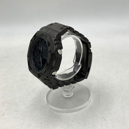 【中古美品】【メンズ/レディース】 G-SHOCK ジーショック BEZEL BRACELET CUSTOM WATCH GA-2100 ベゼル ブレスレット カスタム 腕時計 196-260822-as-13-izu カラー：ブラック系 万代Net店