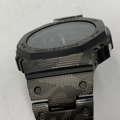 【中古美品】【メンズ/レディース】 G-SHOCK ジーショック BEZEL BRACELET CUSTOM WATCH GA-2100 ベゼル ブレスレット カスタム 腕時計 196-260822-as-13-izu カラー：ブラック系 万代Net店