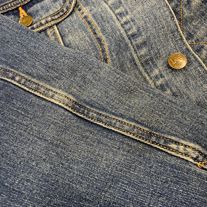 【中古品】【メンズ】 Lee リー × 中森明菜 DENIM JACKET LB0633 デニムジャケット 145-260822-as-06-izu サイズ：M カラー：インディゴ 万代Net店