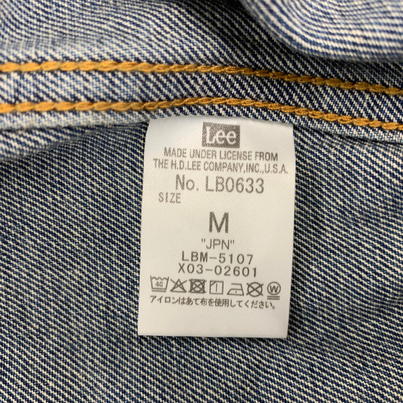 【中古品】【メンズ】 Lee リー × 中森明菜 DENIM JACKET LB0633 デニムジャケット 145-260822-as-06-izu サイズ：M カラー：インディゴ 万代Net店