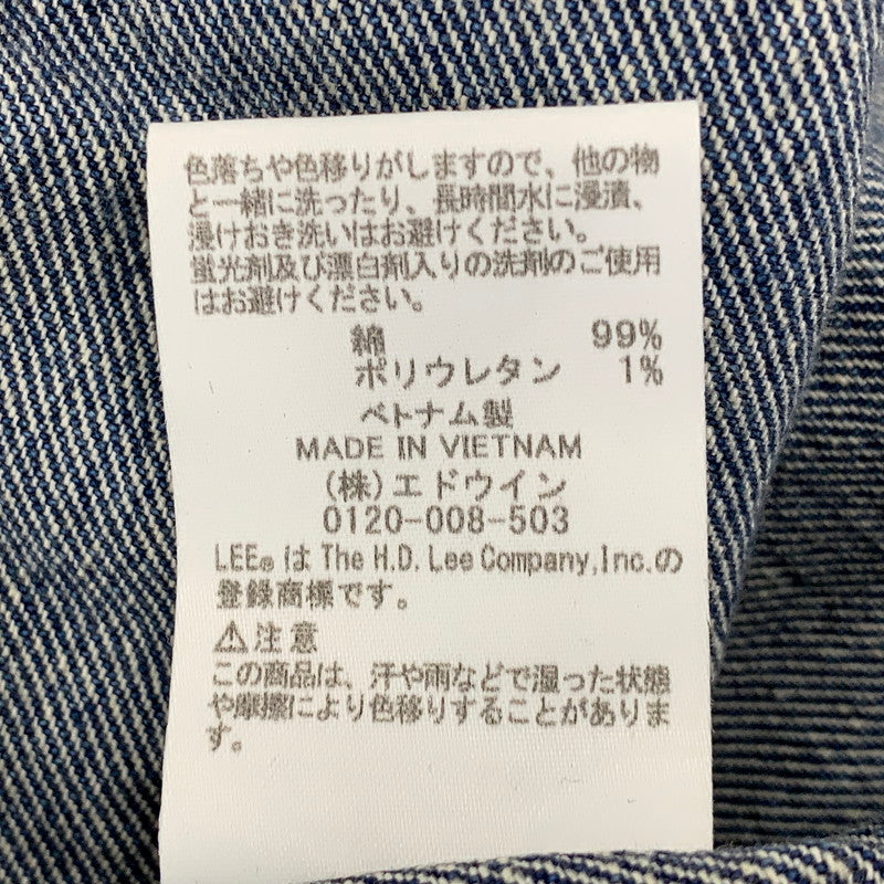 【中古品】【メンズ】 Lee リー × 中森明菜 DENIM JACKET LB0633 デニムジャケット 145-260822-as-06-izu サイズ：M カラー：インディゴ 万代Net店