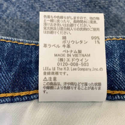 【中古品】【メンズ】 Lee リー × 中森明菜 DENIM PANTS LB0632 デニムパンツ ジーンズ 156-260822-as-05-izu サイズ：M カラー：インディゴ 万代Net店