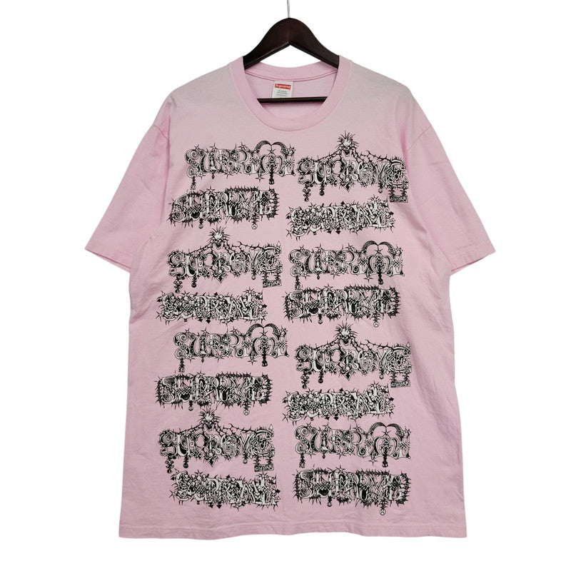 【中古品】【メンズ】 SUPREME シュプリーム 22FW WOMBAT TEE ウォンバット Tシャツ 半袖 トップス 149-260823-yn-01-izu サイズ：L カラー：ピンク 万代Net店
