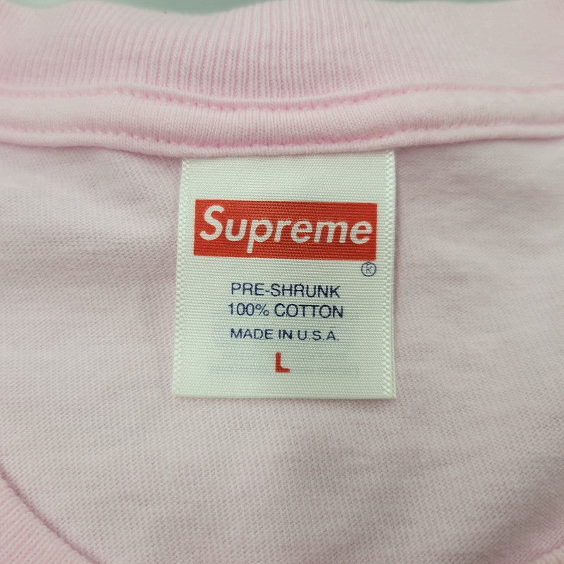 【中古品】【メンズ】 SUPREME シュプリーム 22FW WOMBAT TEE ウォンバット Tシャツ 半袖 トップス 149-260823-yn-01-izu サイズ：L カラー：ピンク 万代Net店