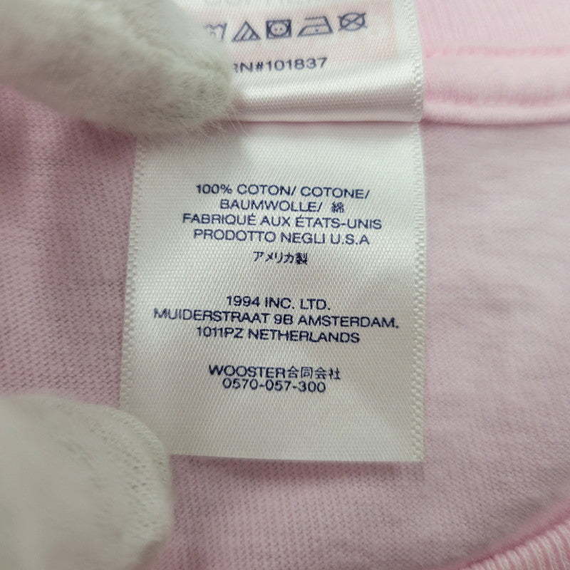 【中古品】【メンズ】 SUPREME シュプリーム 22FW WOMBAT TEE ウォンバット Tシャツ 半袖 トップス 149-260823-yn-01-izu サイズ：L カラー：ピンク 万代Net店