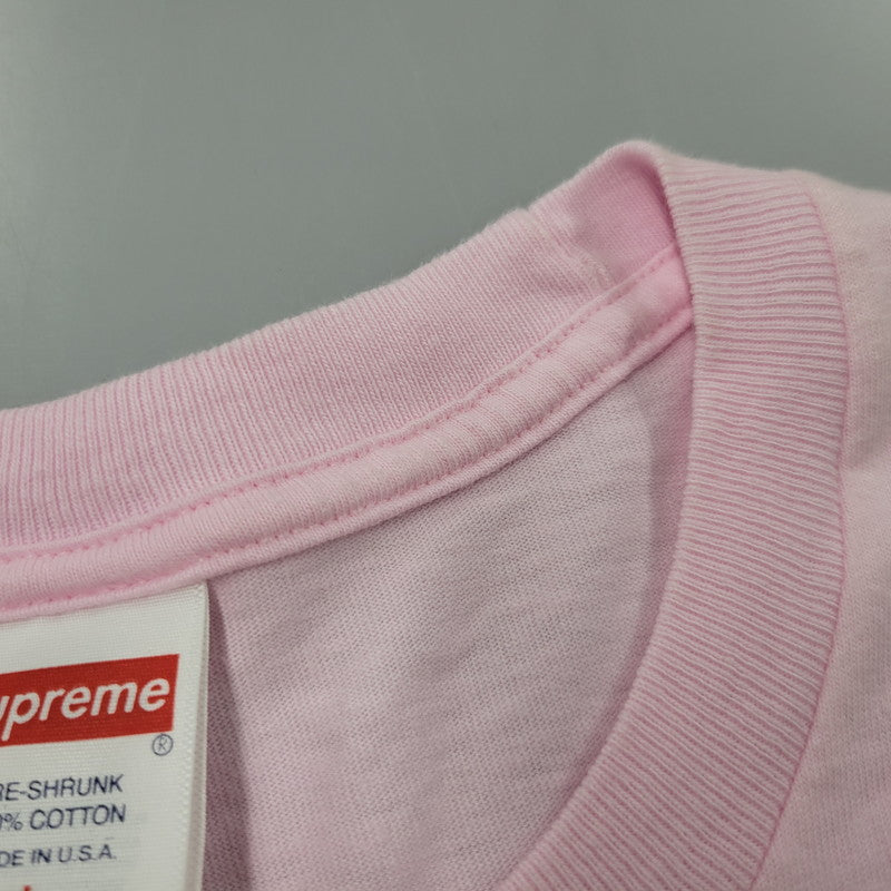 【中古品】【メンズ】 SUPREME シュプリーム 22FW WOMBAT TEE ウォンバット Tシャツ 半袖 トップス 149-260823-yn-01-izu サイズ：L カラー：ピンク 万代Net店