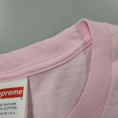 【中古品】【メンズ】 SUPREME シュプリーム 22FW WOMBAT TEE ウォンバット Tシャツ 半袖 トップス 149-260823-yn-01-izu サイズ：L カラー：ピンク 万代Net店