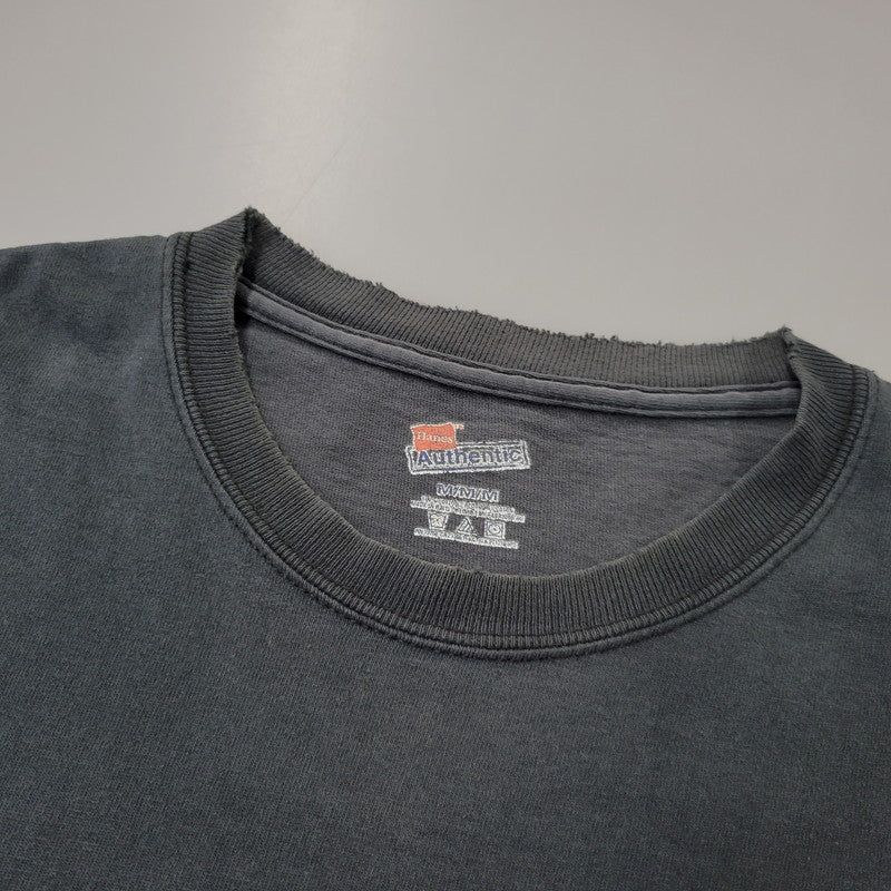 【現状渡し品】【メンズ】 HANES ヘインズ BLACK FLAG ブラック フラッグ THE PROCESS OF WEEDING OUT SS TEE 半袖 Tシャツ 146-260903-as-06-izu サイズ：M カラー：ブラック系 万代Net店