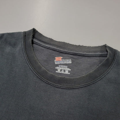 【現状渡し品】【メンズ】 HANES ヘインズ BLACK FLAG ブラック フラッグ THE PROCESS OF WEEDING OUT SS TEE 半袖 Tシャツ 146-260903-as-06-izu サイズ：M カラー：ブラック系 万代Net店