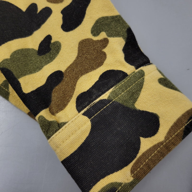 【中古品】【メンズ】 A BATHING APE アベイシングエイプ CAMO LS SHIRT カモ ロングスリーブ シャツ 長袖 142-260903-as-09-izu サイズ：S カラー：マルチカラー 万代Net店