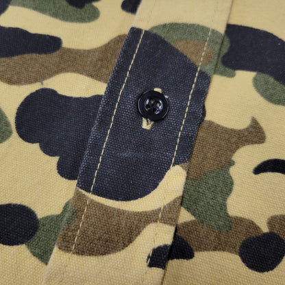 【中古品】【メンズ】 A BATHING APE アベイシングエイプ CAMO LS SHIRT カモ ロングスリーブ シャツ 長袖 142-260903-as-09-izu サイズ：S カラー：マルチカラー 万代Net店