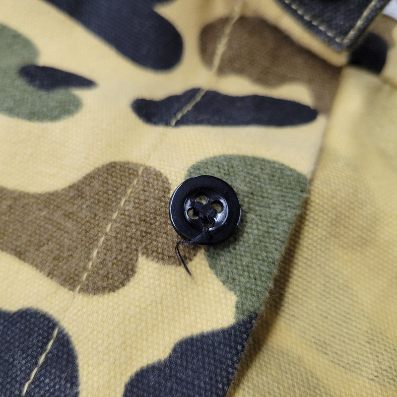 【中古品】【メンズ】 A BATHING APE アベイシングエイプ CAMO LS SHIRT カモ ロングスリーブ シャツ 長袖 142-260903-as-09-izu サイズ：S カラー：マルチカラー 万代Net店