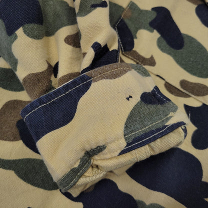 【中古品】【メンズ】 A BATHING APE アベイシングエイプ CAMO LS SHIRT カモ ロングスリーブ シャツ 長袖 142-260903-as-09-izu サイズ：S カラー：マルチカラー 万代Net店