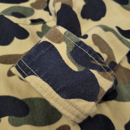 【中古品】【メンズ】 A BATHING APE アベイシングエイプ CAMO LS SHIRT カモ ロングスリーブ シャツ 長袖 142-260903-as-09-izu サイズ：S カラー：マルチカラー 万代Net店