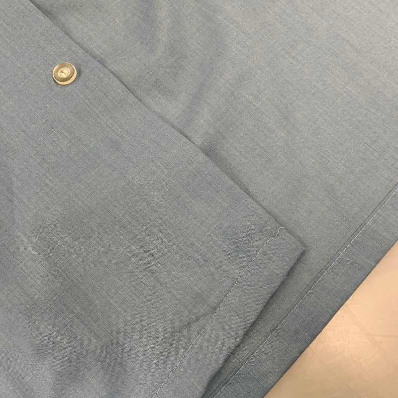 【中古品】【メンズ】 TOWNCRAFT タウンクラフト PENN-PRESTタグ 70S OPEN COLLAR SS SHIRT オープン カラー ショートスリーブ ショートスリーブ シャツ トップス 146-260827-yn-04-izu サイズ：M カラー：ライトブルー 万代Net店