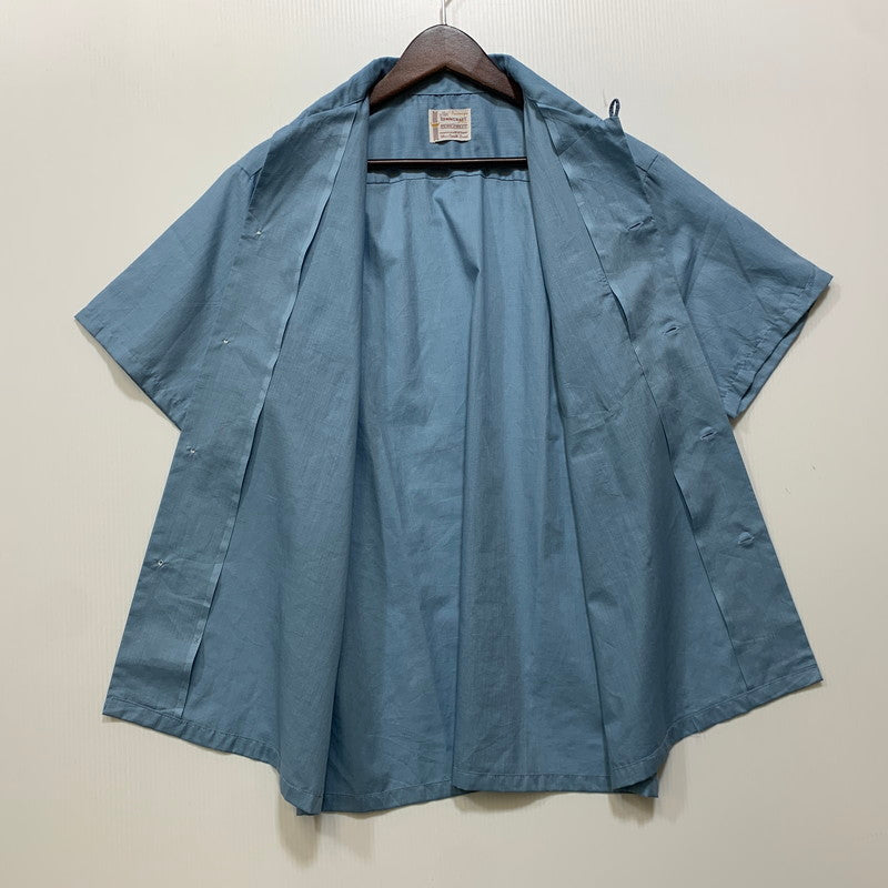 【中古品】【メンズ】 TOWNCRAFT タウンクラフト PENN-PRESTタグ 70S OPEN COLLAR SS SHIRT オープン カラー ショートスリーブ ショートスリーブ シャツ トップス 146-260827-yn-04-izu サイズ：M カラー：ライトブルー 万代Net店