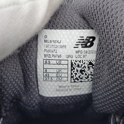 【中古美品】【メンズ】 NEW BALANCE ニューバランス ML610XJ GORE-TEX ゴアテックス スニーカー 靴 162-260823-as-12-izu サイズ：27.5cm カラー：MAGNET/SHADOW GRAY 万代Net店