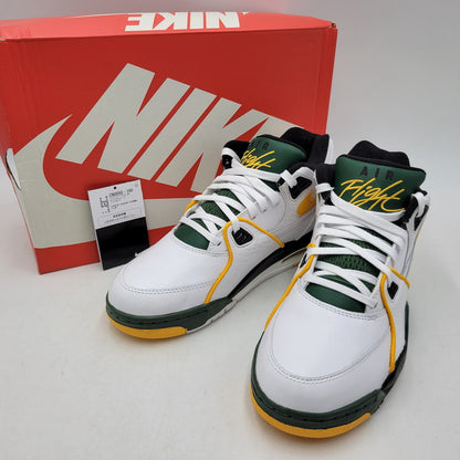 【中古品】【メンズ】 NIKE ナイキ AIR FLIGHT 89 CN0050-100 エアフライト89 スニーカー 靴 160-260823-as-02-izu サイズ：27.5cm カラー：WHITE/DEL SOL-FIR-BLACK 万代Net店