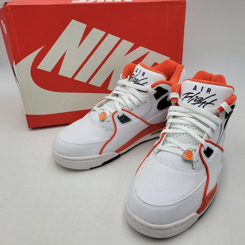 【中古品】【メンズ】 NIKE ナイキ AIR FLIGHT 89 EMB CZ6097-100 エアフライト スニーカー 靴 160-260823-as-01-izu サイズ：28cm カラー：WHITE/BLACK-TEAM ORANGE 万代Net店