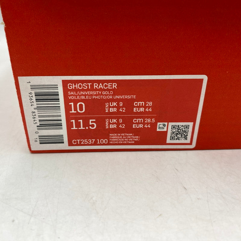 【中古品】【メンズ】 NIKE ナイキ × SIZE? サイズ? GHOST RACER CT2537-100 ゴーストレーサー スニーカー 靴 160-260903-as-17-izu サイズ：28cm カラー：SAIL/UNIVERSITY GOLD 万代Net店