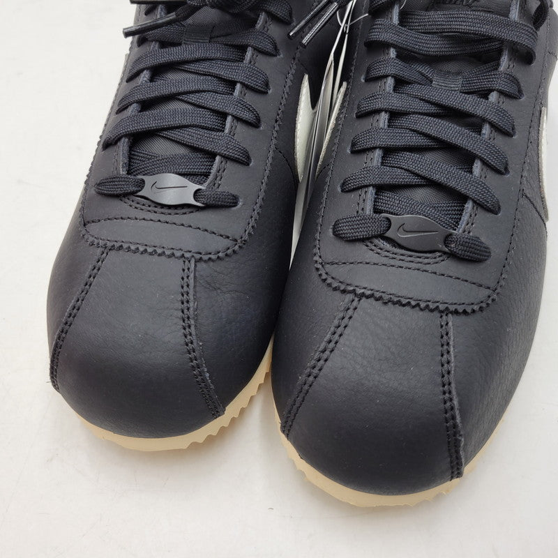 【中古美品】【メンズ】 NIKE ナイキ W CORTEZ 23 PREMIUM FB6877-001 ウィメンズ コルテッツ 23 プレミアム スニーカー 靴 160-260823-as-03-izu サイズ：28cm カラー：BLACK/SAIL-ALABASTER 万代Net店