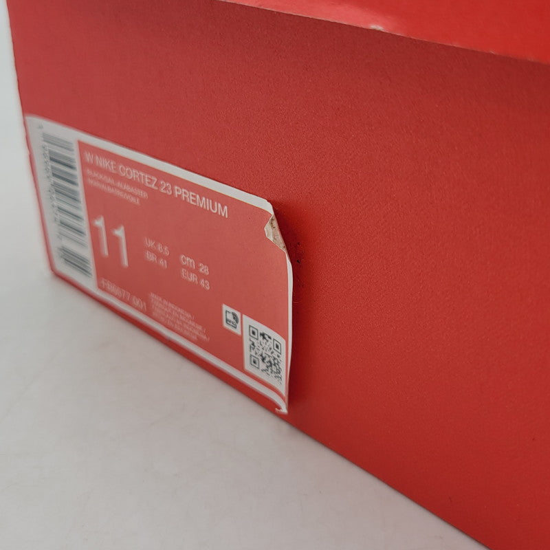 【中古美品】【メンズ】 NIKE ナイキ W CORTEZ 23 PREMIUM FB6877-001 ウィメンズ コルテッツ 23 プレミアム スニーカー 靴 160-260823-as-03-izu サイズ：28cm カラー：BLACK/SAIL-ALABASTER 万代Net店