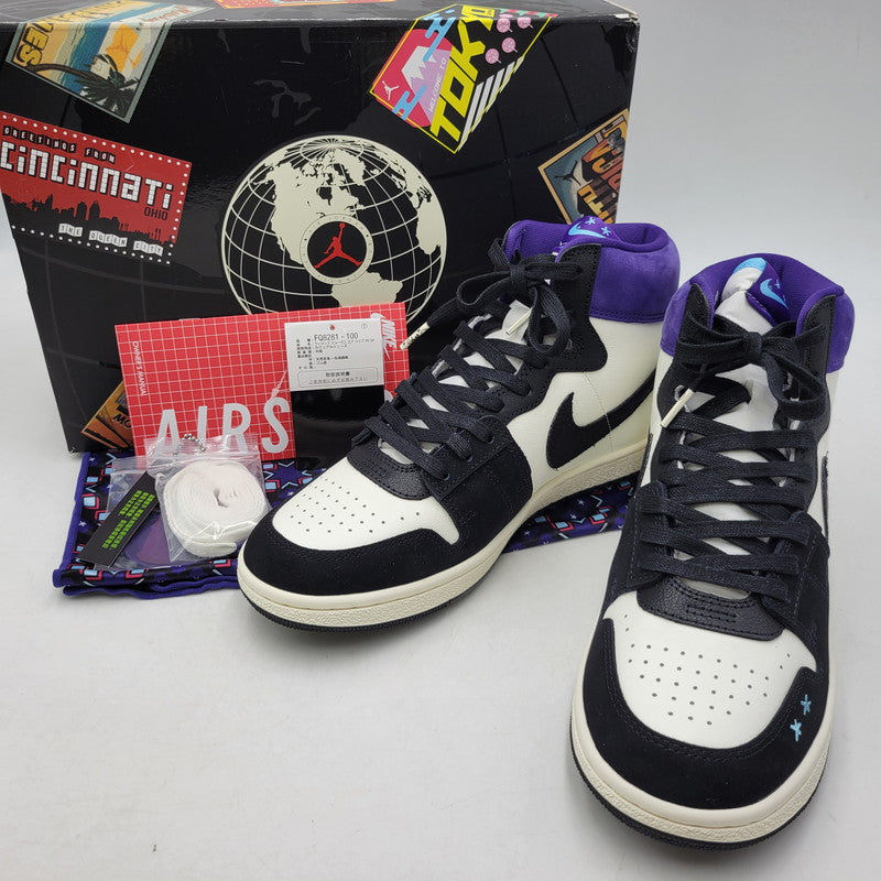 【中古美品】【メンズ】 NIKE ナイキ × OPIUM PARIS オピウムパリ WMNS JORDAN AIR SHIP PE SP FQ8281-100 ウィメンズ ジョーダン エアシップ スニーカー 靴 160-260823-as-05-izu サイズ：28cm カラー：SAIL/BLUE CHILL-BLACK 万代Net店