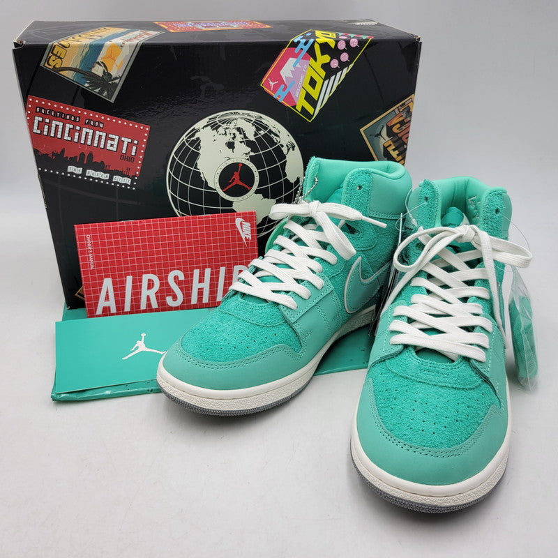 【中古美品】【メンズ】 NIKE ナイキ × CORPORATE コーポレート JORDAN AIR SHIP PE SP FJ2384-301 ジョーダン エア シップ PE SP スニーカー 靴 160-260823-as-06-izu サイズ：27.5cm カラー：LIGHT MENTA/METALLIC SILVER 万代Net店