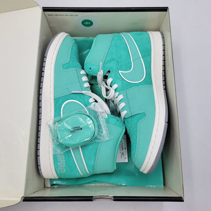 【中古美品】【メンズ】 NIKE ナイキ × CORPORATE コーポレート JORDAN AIR SHIP PE SP FJ2384-301 ジョーダン エア シップ PE SP スニーカー 靴 160-260823-as-06-izu サイズ：27.5cm カラー：LIGHT MENTA/METALLIC SILVER 万代Net店