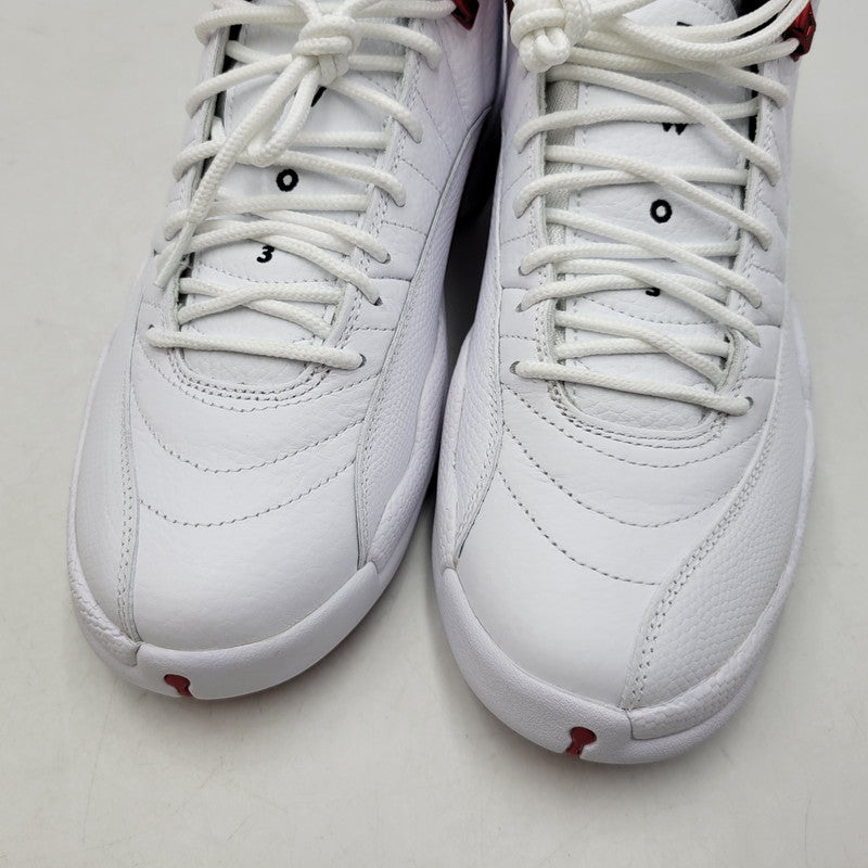 【中古美品】【メンズ】 NIKE ナイキ AIR JORDAN 12 RETRO CT8013-106 エア ジョーダン 12 レトロ スニーカー 靴 160-260823-as-07-izu サイズ：27.5cm カラー：WHITE/BLACK-UNIVERSITY RED 万代Net店