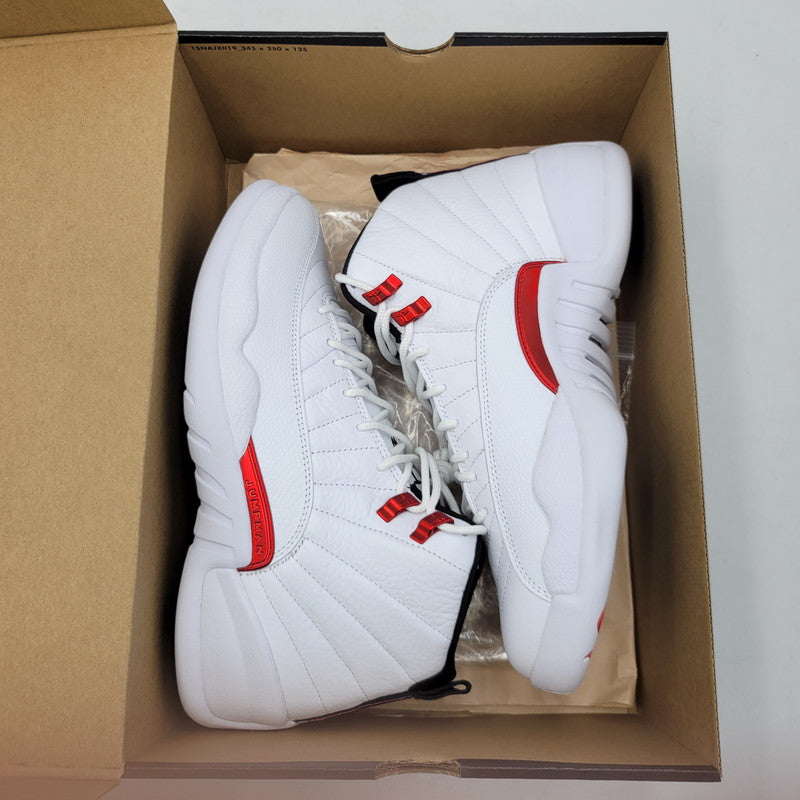 【中古美品】【メンズ】 NIKE ナイキ AIR JORDAN 12 RETRO CT8013-106 エア ジョーダン 12 レトロ スニーカー 靴 160-260823-as-07-izu サイズ：27.5cm カラー：WHITE/BLACK-UNIVERSITY RED 万代Net店