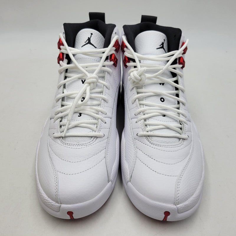 【中古美品】【メンズ】 NIKE ナイキ AIR JORDAN 12 RETRO CT8013-106 エア ジョーダン 12 レトロ スニーカー 靴 160-260823-as-07-izu サイズ：27.5cm カラー：WHITE/BLACK-UNIVERSITY RED 万代Net店