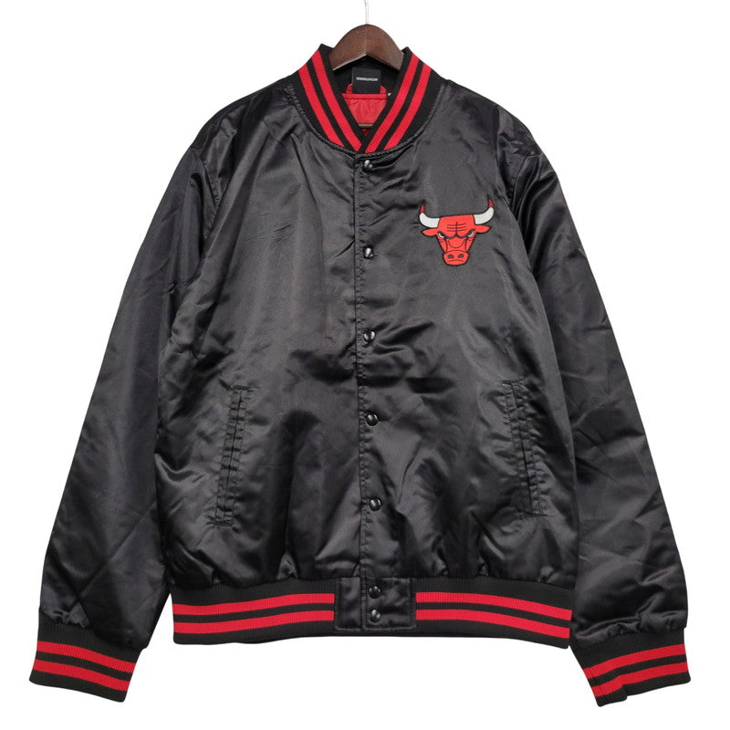 【中古美品】【メンズ】 NEWERA ニューエラ 13102980 SATIN WORDMARK BOMBER JACKET サテン ワードマーク ボンバー ジャケット CHIBUL アウター 148-260824-ya-05-izu サイズ：XL カラー：ブラック 万代Net店