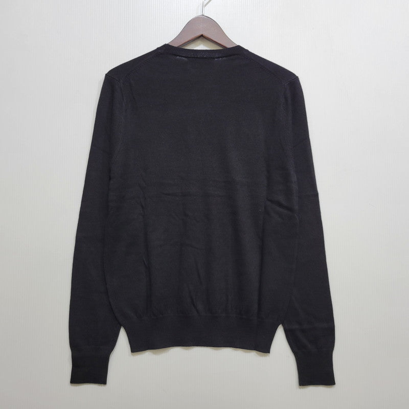 【中古品】【メンズ】 COACH コーチ WOOL KNIT SHIRT 58895U ウール ニット 141-260903-as-07-izu サイズ：XXS カラー：ブラック 万代Net店
