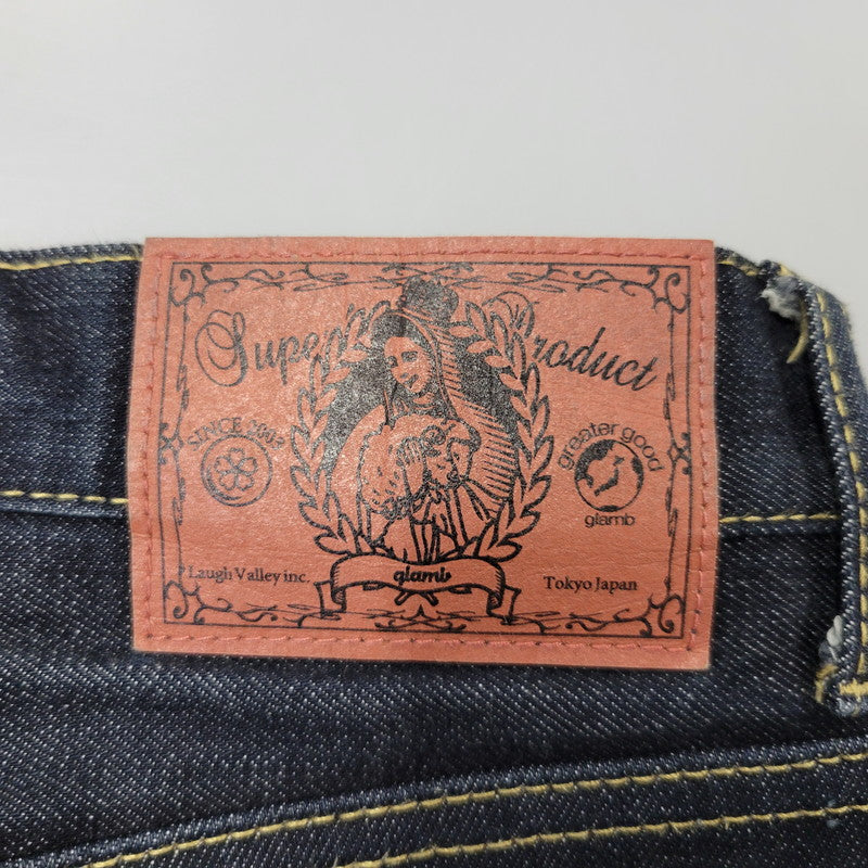 【中古品】【メンズ】 glamb グラム POLY DENIM PANTS GB16WT/P15 ポリー デニムパンツ ジーンズ 153-260903-as-14-izu サイズ：1 カラー：インディゴ 万代Net店