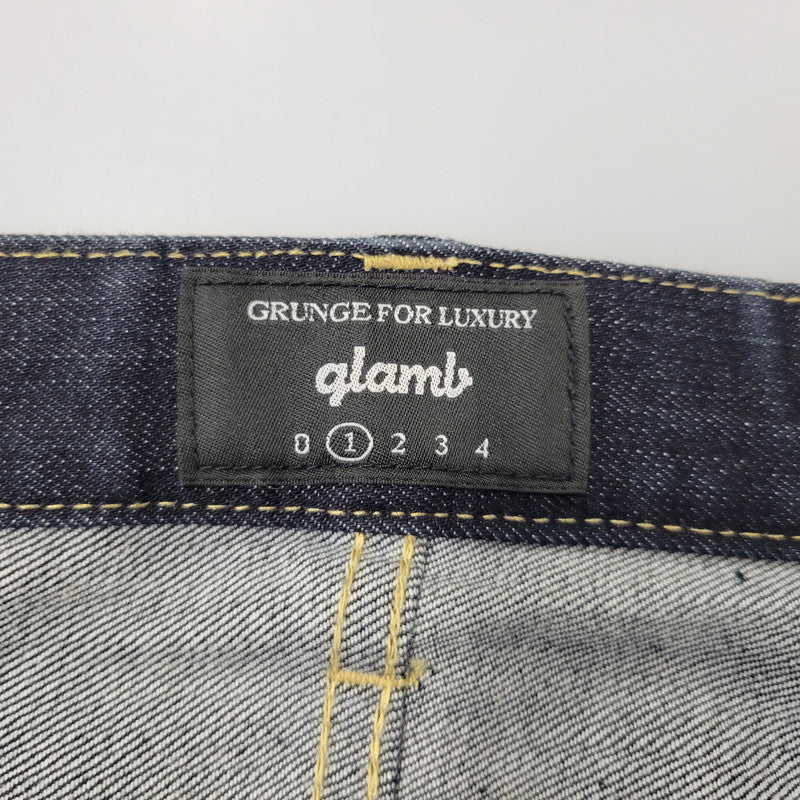 【中古品】【メンズ】 glamb グラム POLY DENIM PANTS GB16WT/P15 ポリー デニムパンツ ジーンズ 153-260903-as-14-izu サイズ：1 カラー：インディゴ 万代Net店