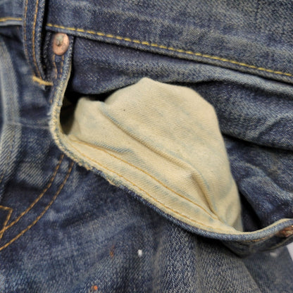 【中古品】【メンズ】 RON HERMAN DENIM ロンハーマン デニム RHD02-GP-B01 USA製 GENEVA DENIM PANTS ジュネーバ デニム パンツ ズボン ボトムス 152-260824-ya-03-izu サイズ：29×32 カラー：インディゴ 万代Net店