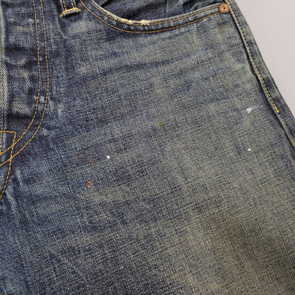 【中古品】【メンズ】 RON HERMAN DENIM ロンハーマン デニム RHD02-GP-B01 USA製 GENEVA DENIM PANTS ジュネーバ デニム パンツ ズボン ボトムス 152-260824-ya-03-izu サイズ：29×32 カラー：インディゴ 万代Net店