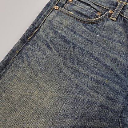 【中古品】【メンズ】 RON HERMAN DENIM ロンハーマン デニム RHD02-GP-B01 USA製 GENEVA DENIM PANTS ジュネーバ デニム パンツ ズボン ボトムス 152-260824-ya-03-izu サイズ：29×32 カラー：インディゴ 万代Net店