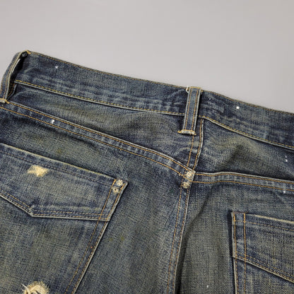 【中古品】【メンズ】 RON HERMAN DENIM ロンハーマン デニム RHD02-GP-B01 USA製 GENEVA DENIM PANTS ジュネーバ デニム パンツ ズボン ボトムス 152-260824-ya-03-izu サイズ：29×32 カラー：インディゴ 万代Net店