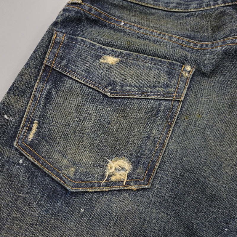 【中古品】【メンズ】 RON HERMAN DENIM ロンハーマン デニム RHD02-GP-B01 USA製 GENEVA DENIM PANTS ジュネーバ デニム パンツ ズボン ボトムス 152-260824-ya-03-izu サイズ：29×32 カラー：インディゴ 万代Net店