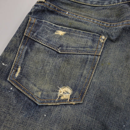 【中古品】【メンズ】 RON HERMAN DENIM ロンハーマン デニム RHD02-GP-B01 USA製 GENEVA DENIM PANTS ジュネーバ デニム パンツ ズボン ボトムス 152-260824-ya-03-izu サイズ：29×32 カラー：インディゴ 万代Net店