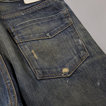 【中古品】【メンズ】 RON HERMAN DENIM ロンハーマン デニム RHD02-GP-B01 USA製 GENEVA DENIM PANTS ジュネーバ デニム パンツ ズボン ボトムス 152-260824-ya-03-izu サイズ：29×32 カラー：インディゴ 万代Net店