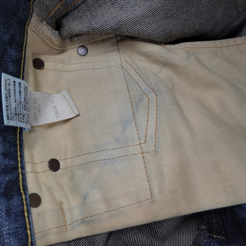 【中古品】【メンズ】 RON HERMAN DENIM ロンハーマン デニム RHD02-GP-B01 USA製 GENEVA DENIM PANTS ジュネーバ デニム パンツ ズボン ボトムス 152-260824-ya-03-izu サイズ：29×32 カラー：インディゴ 万代Net店