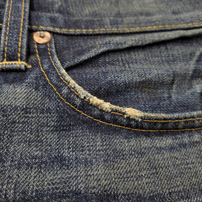 【中古品】【メンズ】 RON HERMAN DENIM ロンハーマン デニム RHD02-GP-B01 USA製 GENEVA DENIM PANTS ジュネーバ デニム パンツ ズボン ボトムス 152-260824-ya-03-izu サイズ：29×32 カラー：インディゴ 万代Net店