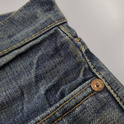 【中古品】【メンズ】 RON HERMAN DENIM ロンハーマン デニム RHD02-GP-B01 USA製 GENEVA DENIM PANTS ジュネーバ デニム パンツ ズボン ボトムス 152-260824-ya-03-izu サイズ：29×32 カラー：インディゴ 万代Net店