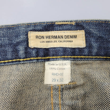 【中古品】【メンズ】 RON HERMAN DENIM ロンハーマン デニム RHD02-GP-B01 USA製 GENEVA DENIM PANTS ジュネーバ デニム パンツ ズボン ボトムス 152-260824-ya-03-izu サイズ：29×32 カラー：インディゴ 万代Net店